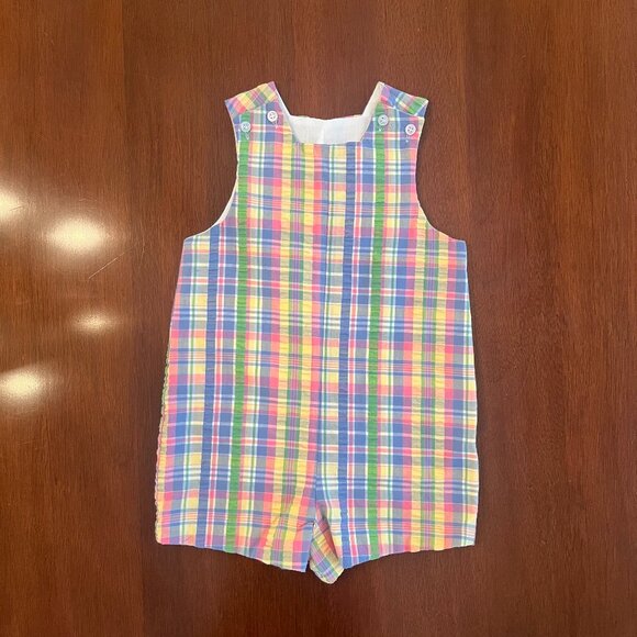 Multi-Color Seersucker John John from Baily Boys - Picture 1 of 3